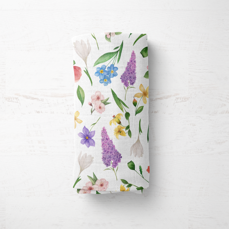 "Flowers of Armenia" Muslin Handkerchief Pack of 3